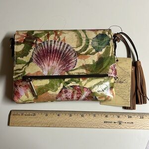 NWT Patricia Nash Corfu seashells by the seashore Crossbody Bag